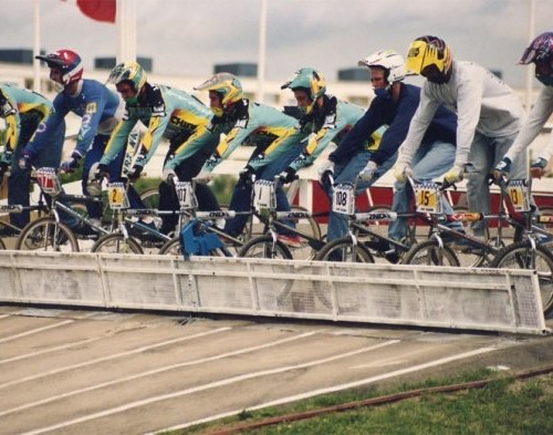 1993 - EUROPE SUEDE - FRENCH TEAM ON THE GATE