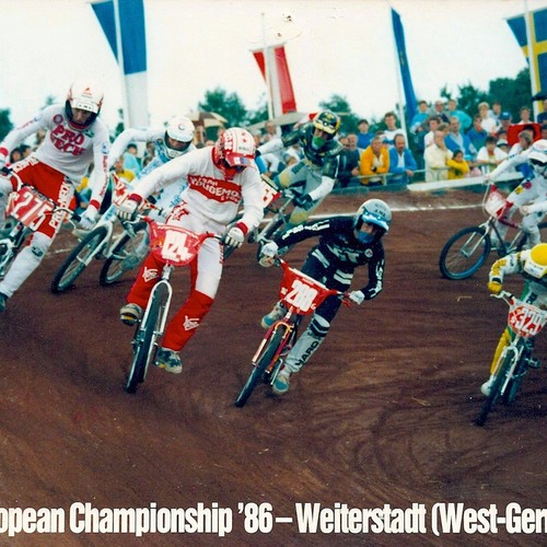 1986 BMX EUROPEAN CHAMPIONSHIP - WEITERSTADT - GERMANY