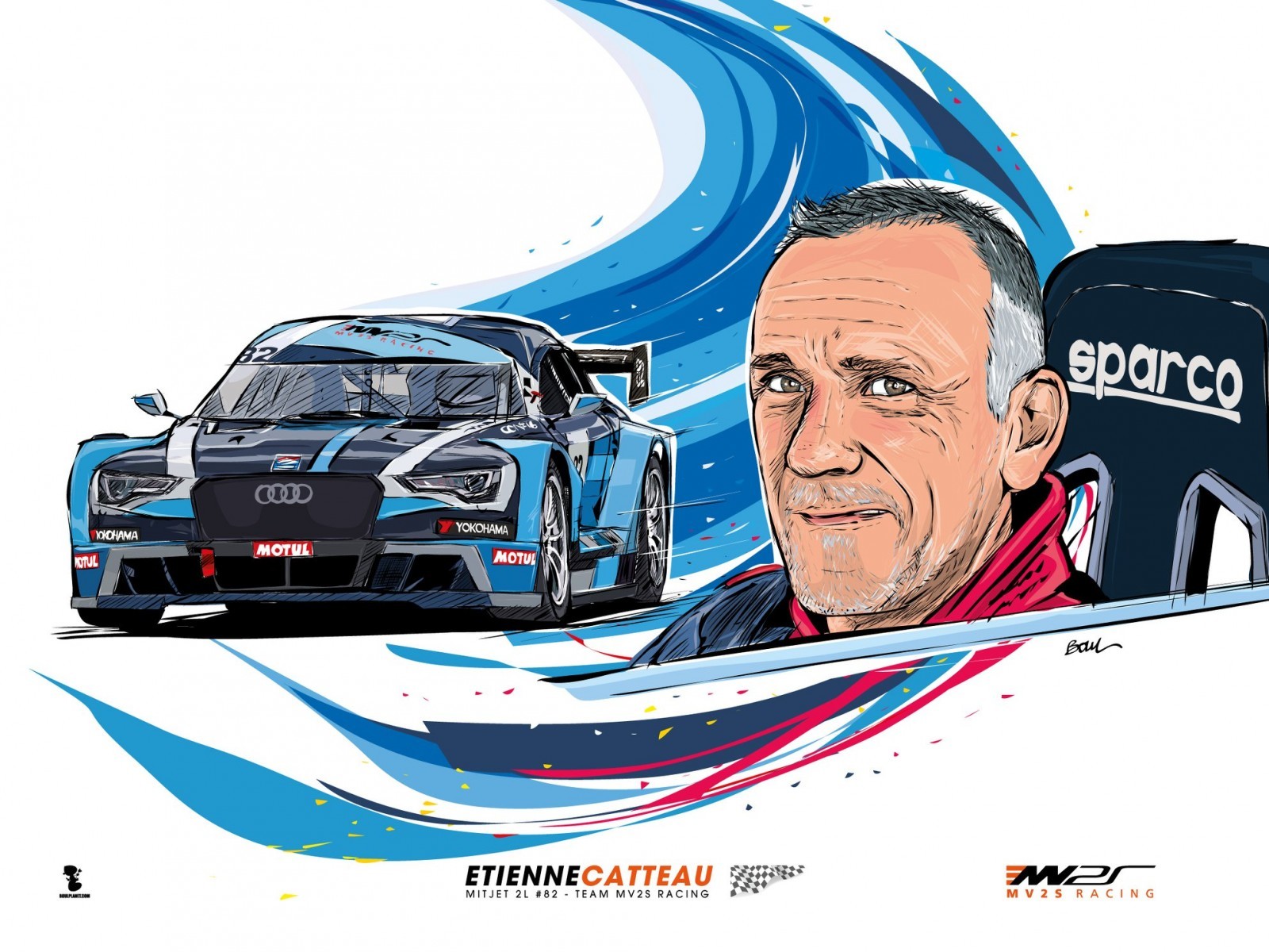 ETIENNE CATTEAU - MITJET 2L 82 - Team MV2S Racing