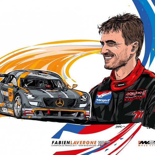 FABIEN LAVERGNE - CHAMPION DE FRANCE 2017 - Team MV2S Racing