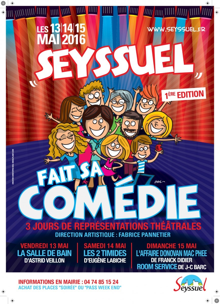 SEYSSUEL FAIT SA COMEDIE 2016