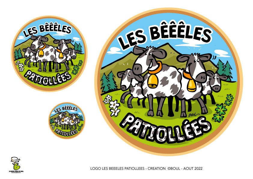 LES Bêêêles patiollées - Création logo