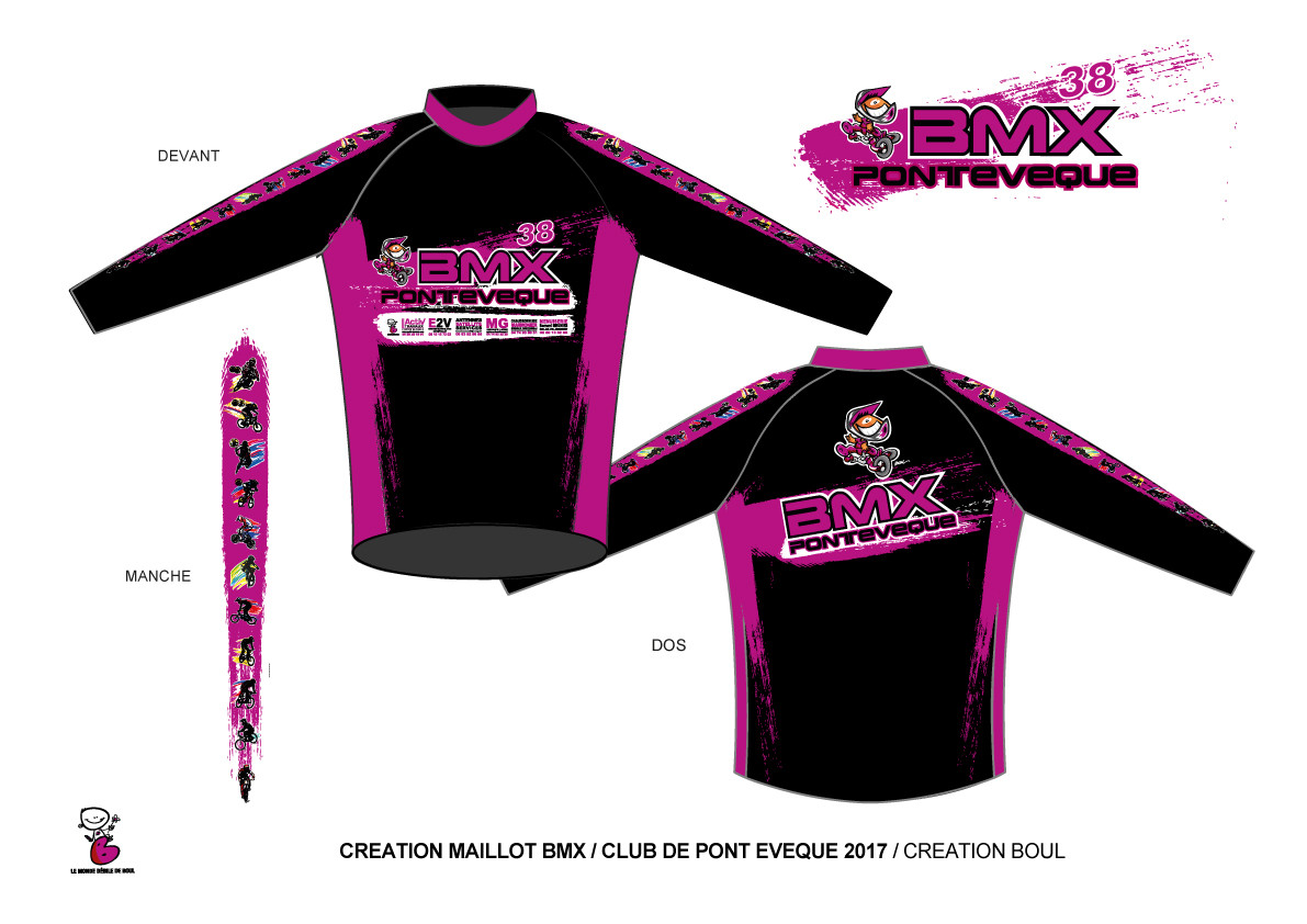 MAILLOT BMX PONT EVEQUE 2017 - VERSION GIRLS