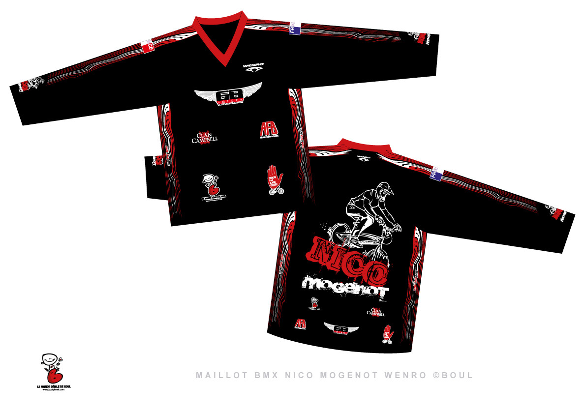 MAILLOT BMX NICO MOGENOT